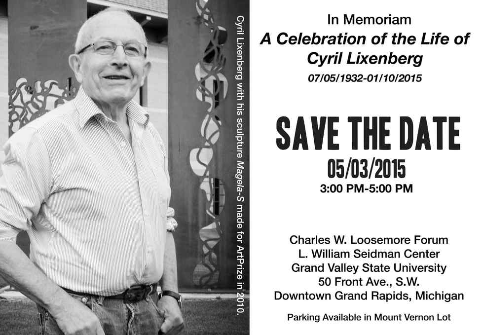 Celebration of Life - Save the Date